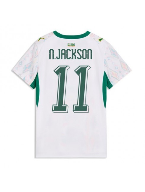 Senegal Nicolas Jackson #11 Heimtrikot für Frauen WM 2026 Kurzarm Senegal Nicolas Jackson #11 Heimtrikot für Frauen WM 2026 Kurzarm